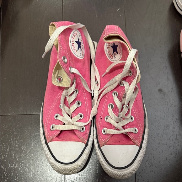 Converse Shoes - Converse Pink Women's High Top Sneakers